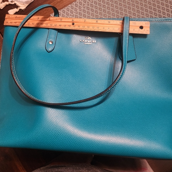 Coach Turquoise Tote Bag - Picture 11 of 11